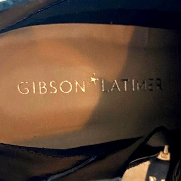 EUC Gibson & Latimer Jada leather platform lug sole booties 9.5 utility punk emo - Picture 10 of 11